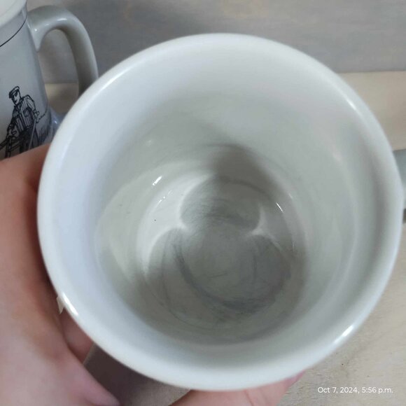 Vintage A Eddy mugs Home collection‎ the ploughman black white monochrome - Picture 8 of 8